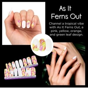 As It Ferns Out Color Street Tropical Leaf Nail Wraps